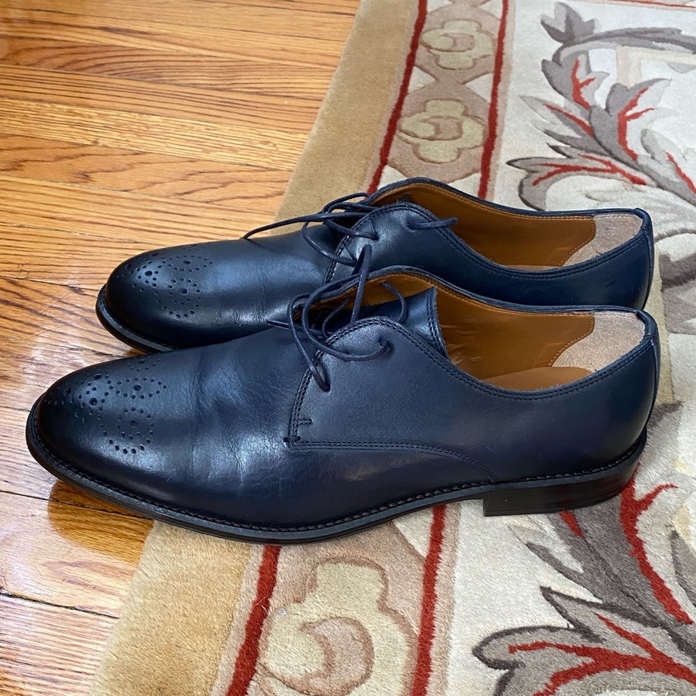 Black Brown Navy Blue Shoes 12